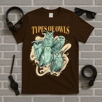 5 Types Of Owls T-Shirt