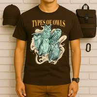 5 Types Of Owls T-Shirt