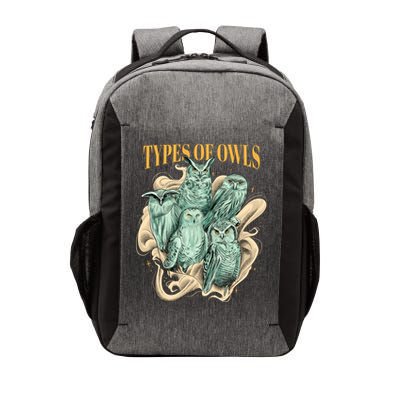 5 Types Of Owls Vector Backpack
