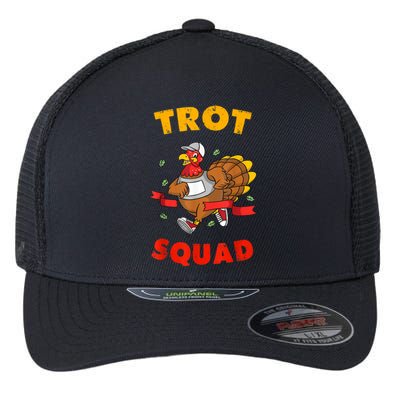 5k Thanksgiving Running Trot Squad Marathon Turkey Costume Flexfit Unipanel Trucker Cap