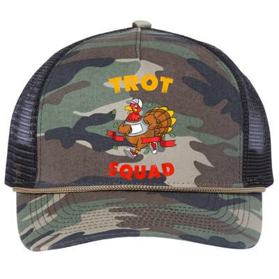 5k Thanksgiving Running Trot Squad Marathon Turkey Costume Retro Rope Trucker Hat Cap