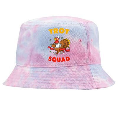 5k Thanksgiving Running Trot Squad Marathon Turkey Costume Tie-Dyed Bucket Hat