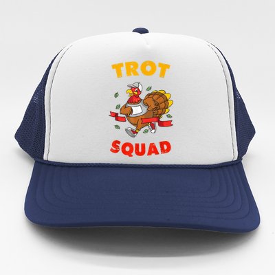 5k Thanksgiving Running Trot Squad Marathon Turkey Costume Trucker Hat