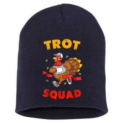 5k Thanksgiving Running Trot Squad Marathon Turkey Costume Short Acrylic Beanie