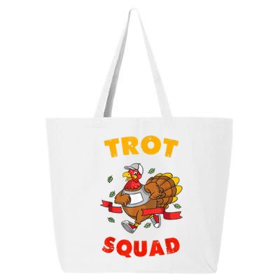 5k Thanksgiving Running Trot Squad Marathon Turkey Costume 25L Jumbo Tote