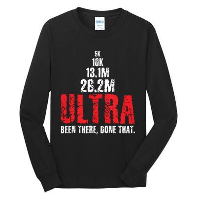 5k To Ultra Running Marathon Trail Runner Tall Long Sleeve T-Shirt