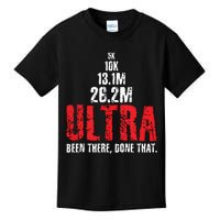 5k To Ultra Running Marathon Trail Runner Kids T-Shirt