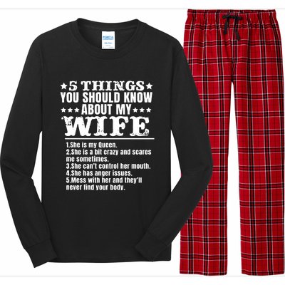 5 Things You Should Know About My Wife Long Sleeve Pajama Set