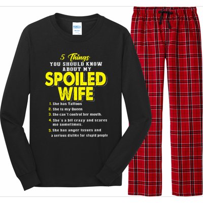 5 Things You Should Know About My Spoiled Wife Long Sleeve Pajama Set