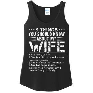 5 Things You Should Know About My Wife Husband Ladies Essential Tank