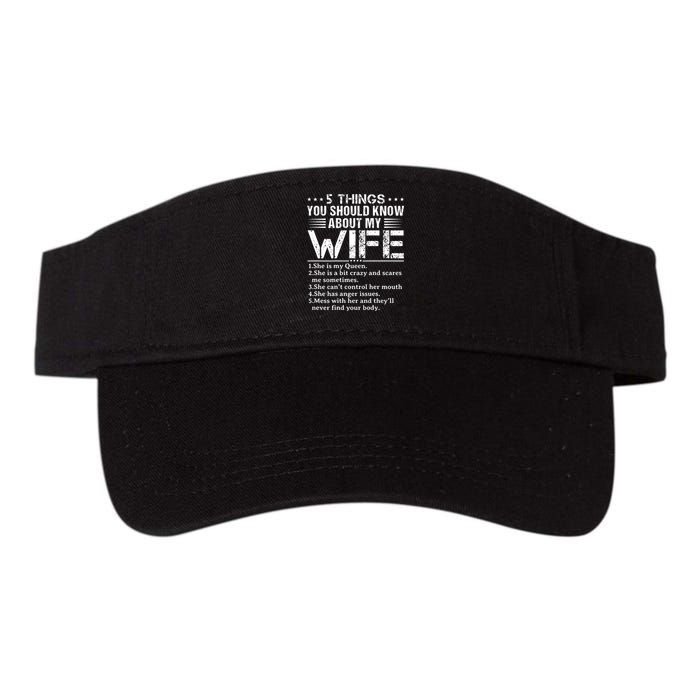 5 Things You Should Know About My Wife Husband Valucap Bio-Washed Visor