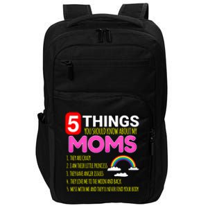 5 Things You Should Know About My Gay Moms Proud Daughter Gift Impact Tech Backpack