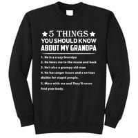 5 Things You Know About My Grandpa He Is My Grandpa Shirt Sweatshirt