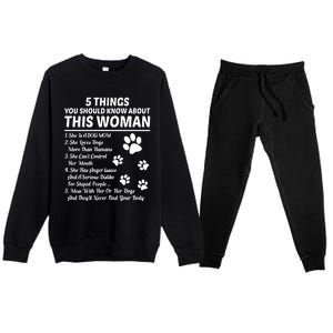 5 Things You Should Know About This Dog Mom Gift Premium Crewneck Sweatsuit Set