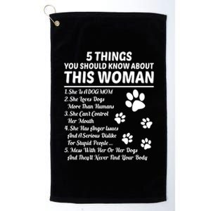 5 Things You Should Know About This Dog Mom Gift Platinum Collection Golf Towel