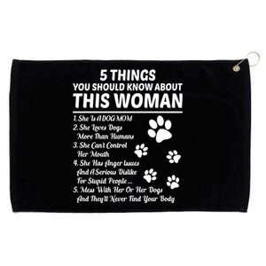 5 Things You Should Know About This Dog Mom Gift Grommeted Golf Towel