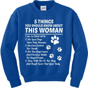 5 Things You Should Know About This Dog Mom Gift Kids Sweatshirt