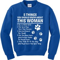 5 Things You Should Know About This Dog Mom Gift Kids Sweatshirt