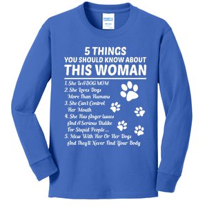 5 Things You Should Know About This Dog Mom Gift Kids Long Sleeve Shirt