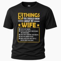 5 Things You Should Know About My Wife Funny Mommy Cooling Performance Crew T-Shirt