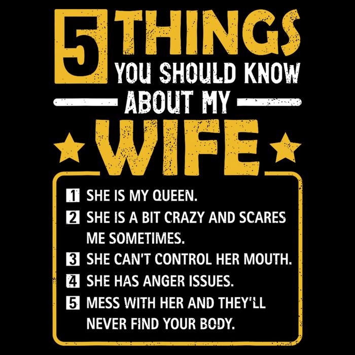 5 Things You Should Know About My Wife Funny Mommy Cooling Performance Crew T-Shirt