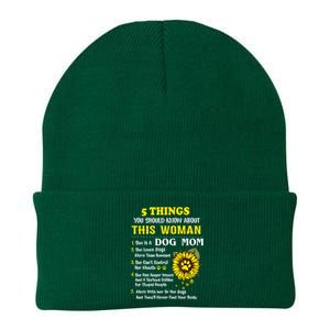 5 Things You Should Know About This She Is A Dog Mom Cool Gift Knit Cap Winter Beanie