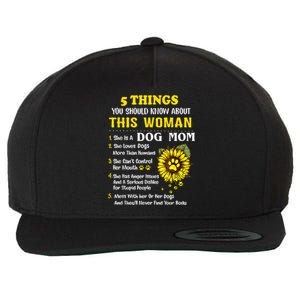 5 Things You Should Know About This She Is A Dog Mom Cool Gift Wool Snapback Cap