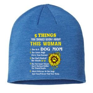 5 Things You Should Know About This She Is A Dog Mom Cool Gift Sustainable Beanie