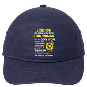 5 Things You Should Know About This She Is A Dog Mom Cool Gift 7-Panel Snapback Hat