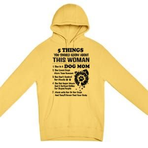 5 Things You Should Know About This She Is A Dog Mom Cool Gift Premium Pullover Hoodie