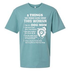 5 Things You Should Know About This She Is A Dog Mom Cool Gift Sueded Cloud Jersey T-Shirt