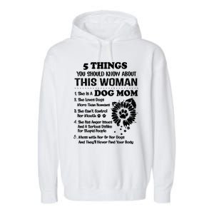 5 Things You Should Know About This She Is A Dog Mom Cool Gift Garment-Dyed Fleece Hoodie