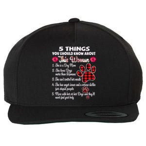 5 Things You Should Know About This She Is A Dog Mom Gift Wool Snapback Cap