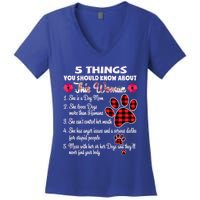 5 Things You Should Know About This She Is A Dog Mom Gift Women's V-Neck T-Shirt