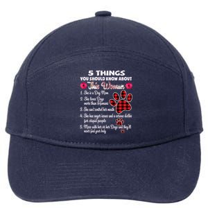 5 Things You Should Know About This She Is A Dog Mom Gift 7-Panel Snapback Hat