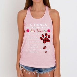 5 Things You Should Know About This She Is A Dog Mom Gift Women's Knotted Racerback Tank