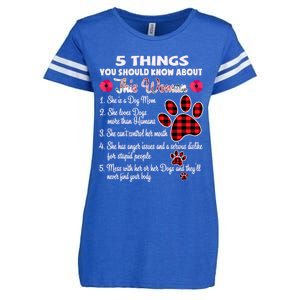 5 Things You Should Know About This She Is A Dog Mom Gift Enza Ladies Jersey Football T-Shirt