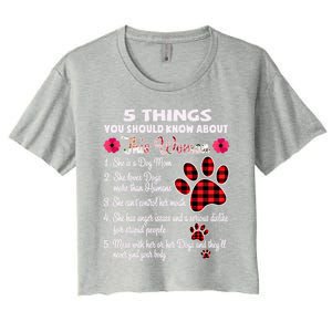 5 Things You Should Know About This She Is A Dog Mom Gift Women's Crop Top Tee