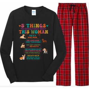 5 Things You Should Know About This She Is A Dog Mom Great Gift Long Sleeve Pajama Set