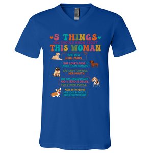 5 Things You Should Know About This She Is A Dog Mom Great Gift V-Neck T-Shirt