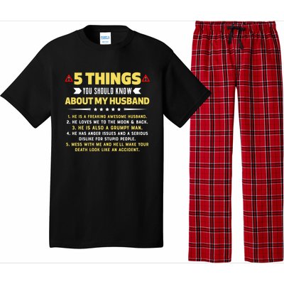 5 Things You Should Know About My Funny Husband Gift Meaningful Gift Pajama Set