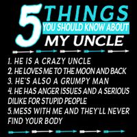 5 Things You Should Know About My Uncle Funny Impact Tech Backpack