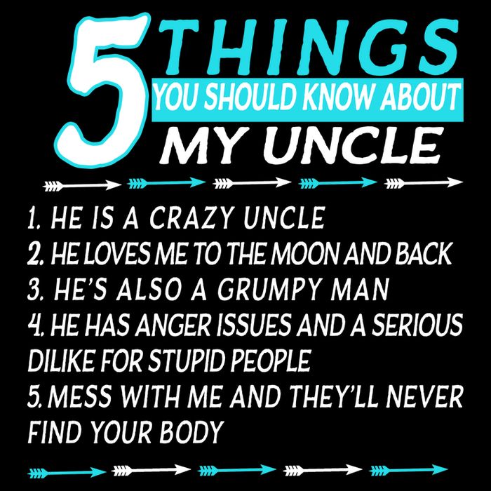 5 Things You Should Know About My Uncle Funny Impact Tech Backpack