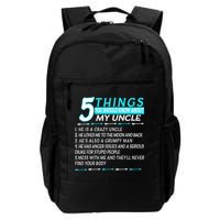 5 Things You Should Know About My Uncle Funny Backpack