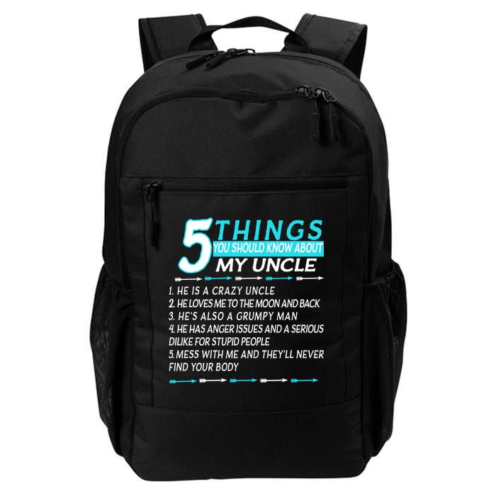 5 Things You Should Know About My Uncle Funny Backpack
