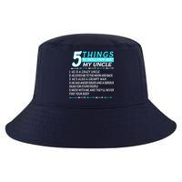 5 Things You Should Know About My Uncle Funny Cool Comfort Performance Bucket Hat