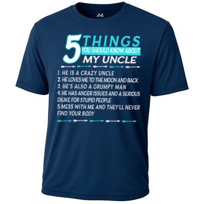 5 Things You Should Know About My Uncle Funny Performance Shirt