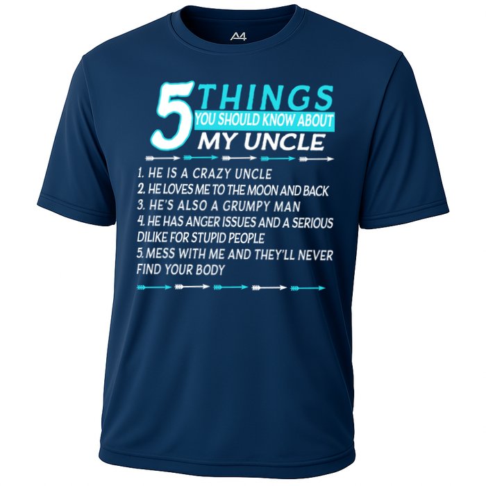 5 Things You Should Know About My Uncle Funny Performance Shirt
