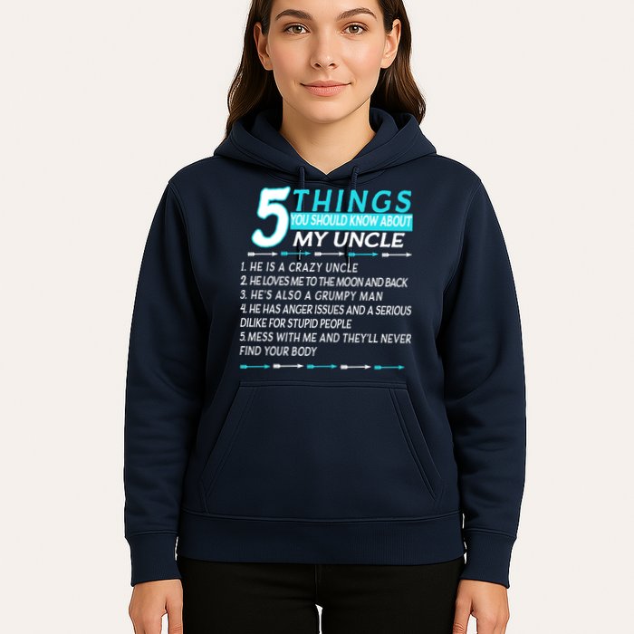 5 Things You Should Know About My Uncle Funny Hoodie