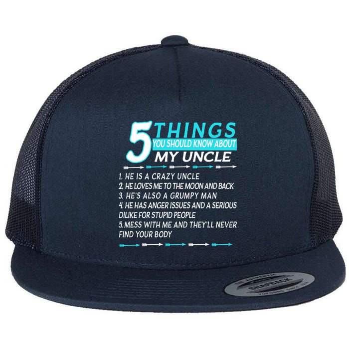 5 Things You Should Know About My Uncle Funny Flatbill Hat